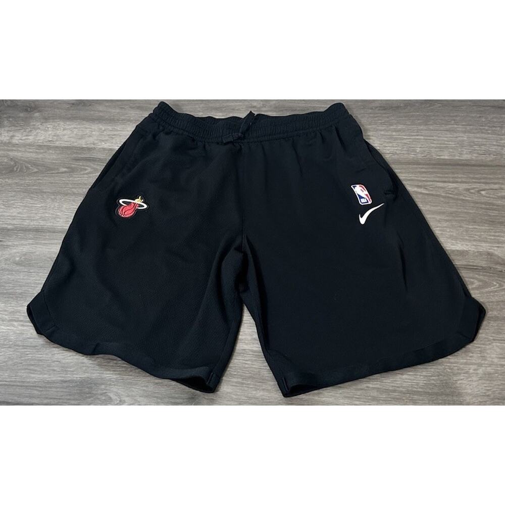 Miami Heat Nike NBA Authentics Dri-Fit Practice Shorts Men's Used Large